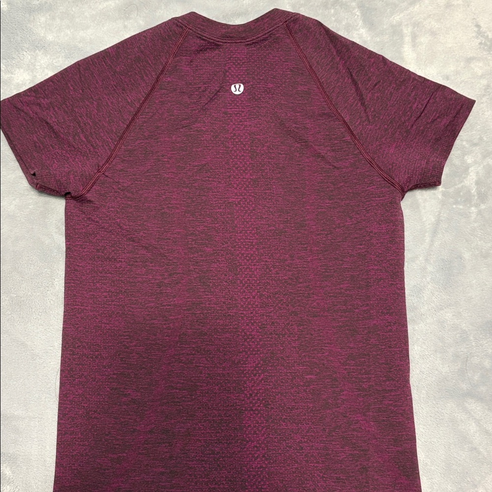 Lululemon Maroon Heathered T-Shirt